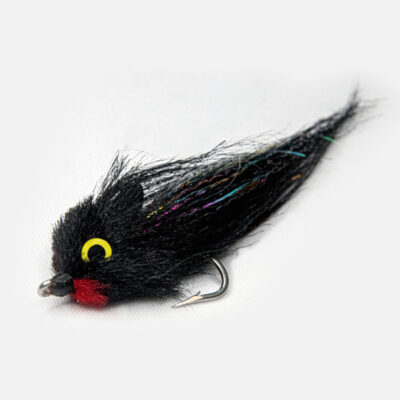 Streamer Cabeça Muddler 2/0 (Preto)