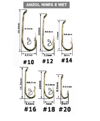 Anzol BFA(ninfa e wet)