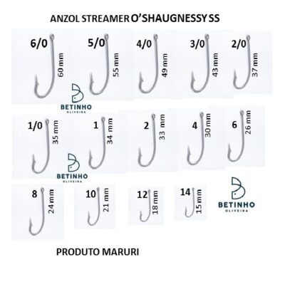 Anzol Streamer - o'shaughnessy SS